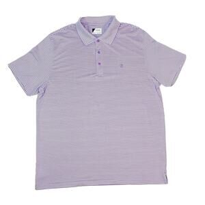 Izod Golf Men's Striped Short Sleeve Polo Shirt Size XL 36543